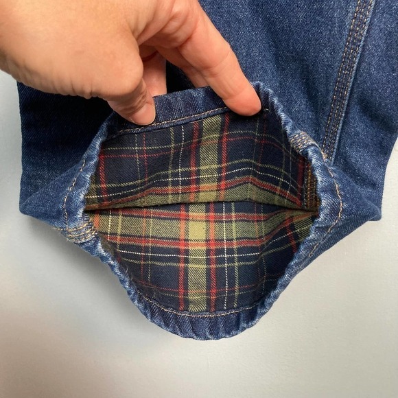 ALASKA Bay Outfitters Medium Wash Flannel Lined Carpenter Jeans Men's Size 40x32 - Picture 6 of 12